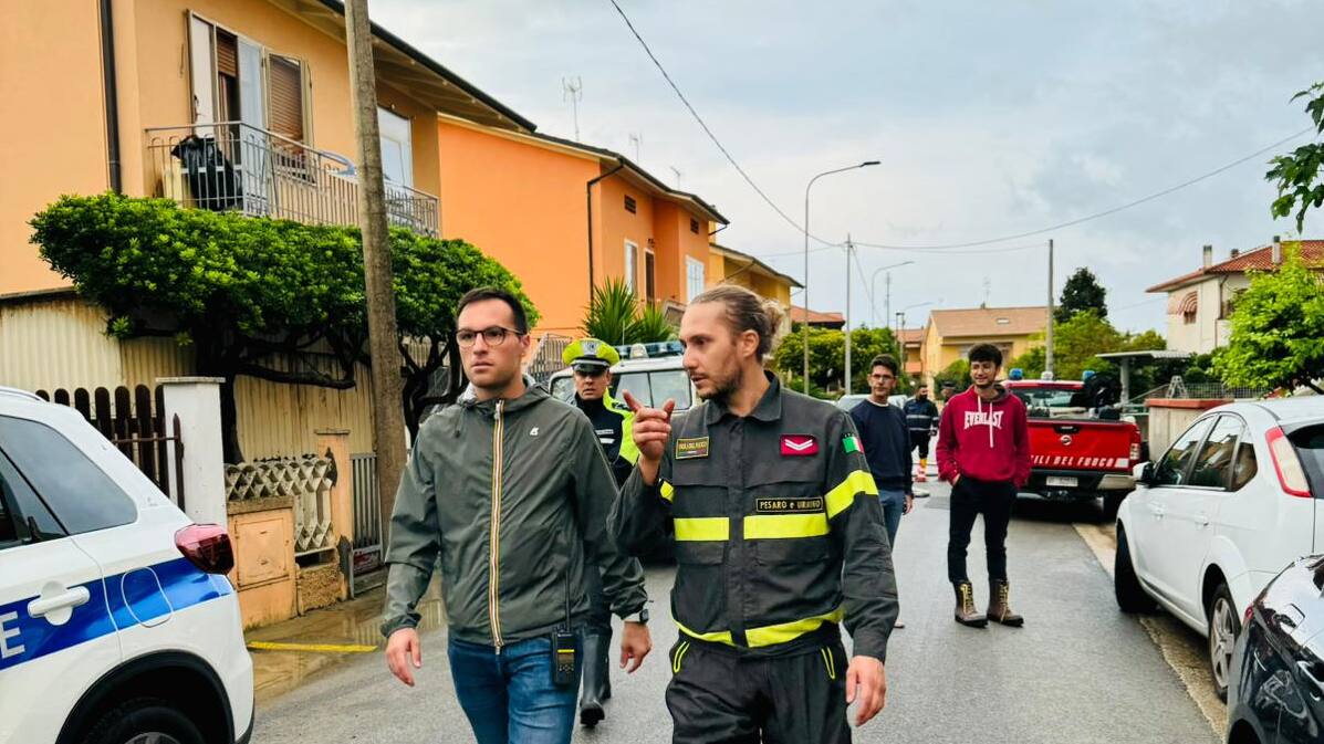 Emergenza maltempo a Fano: oltre 130 segnalazioni al C.O.C. e interventi in corso